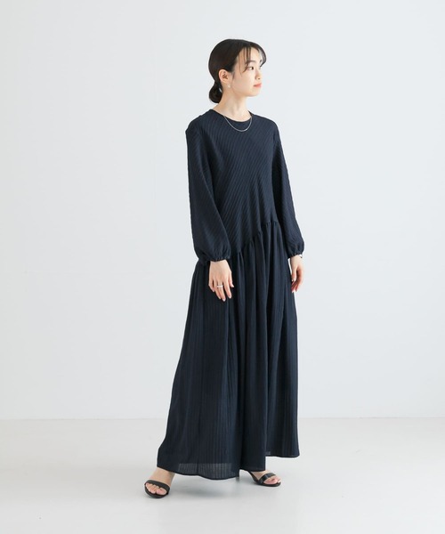 URBAN RESEARCH（アーバンリサーチ）の「PeReシャーリングワンピース（ワンピース・レディース・ネイビー・FREE）」の2枚目の写真