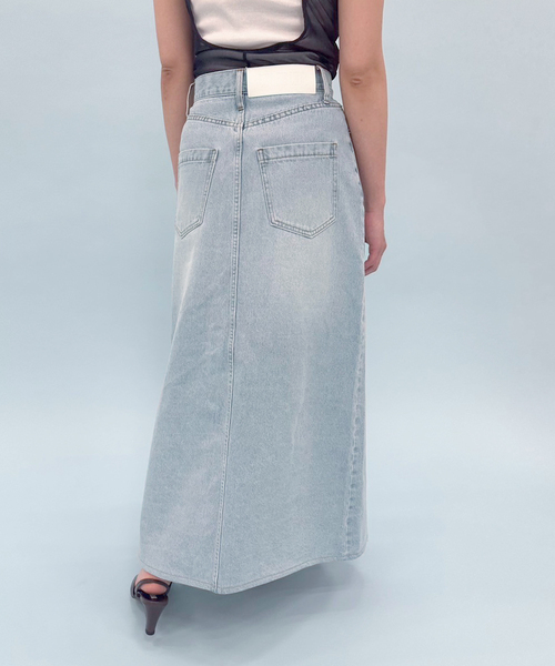 EDIT. FOR LULU（エディットフォールル）の「セミフレアデニムスカート（デニムスカート・レディース・ブルー系その他/グレー・34/36/38）」の22枚目の写真