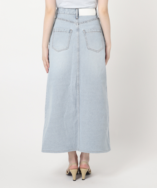 EDIT. FOR LULU（エディットフォールル）の「セミフレアデニムスカート（デニムスカート・レディース・ブルー系その他/グレー・34/36/38）」の4枚目の写真