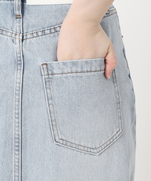 EDIT. FOR LULU（エディットフォールル）の「セミフレアデニムスカート（デニムスカート・レディース・ブルー系その他/グレー・34/36/38）」の6枚目の写真