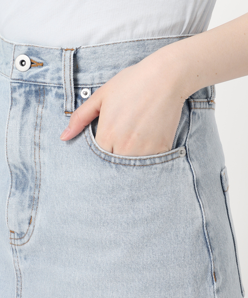 EDIT. FOR LULU（エディットフォールル）の「セミフレアデニムスカート（デニムスカート・レディース・ブルー系その他/グレー・34/36/38）」の9枚目の写真