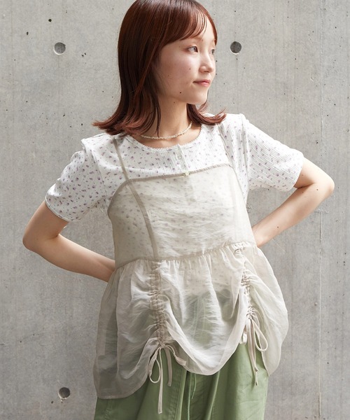 w closet（ダブルクローゼット）の「ヘンリーネック半袖プルオーバー