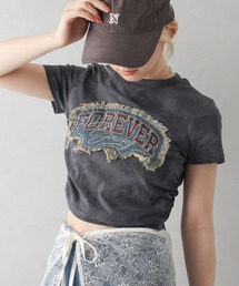 FOREVERフリンジちびTシャツ