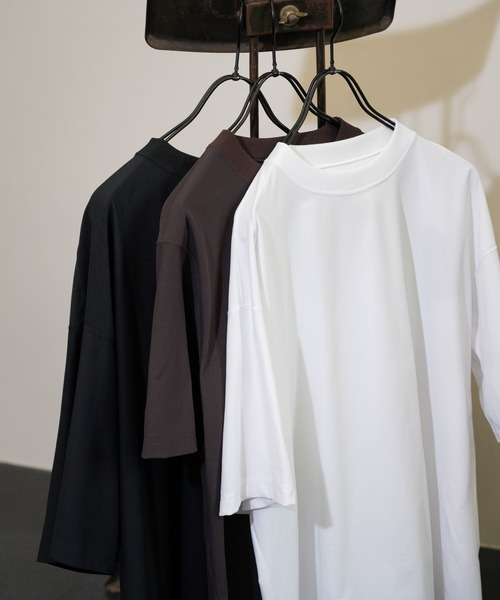 SUNNY SPORTS(サニースポーツ)の「SUNNY SPORTS / サニースポーツ BASIC CREW TEE Primeflex ベーシック オーバーサイズ クルーネック Tシャツ プライムフレックス(Tシャツ/カットソー・メンズ・ブラック/ブラウン/ホワイト・MEDIUM/X-LARGE/XX-LARGE/X-SMALL/LARGE)」の5枚目の写真