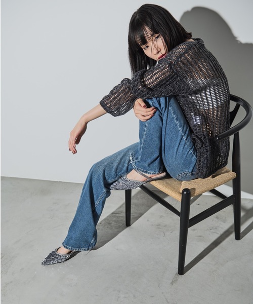 paravion（パラビオン）の「スパンコールミュール（サンダル・レディース・ブラック/シルバー・S/M/L）」の14枚目の写真