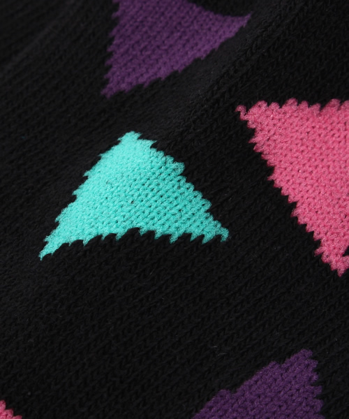 WEGO（ウィゴー）の「WEGO/サンカクガラソックス（ソックス/靴下・レディース・ブラック系その他/ホワイト系その他/ホワイト/ブラック・FREE）」の7枚目の写真