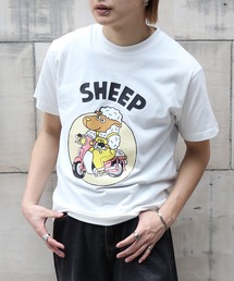 【UNIT CHEST】unique unisex T-shirt SHEEP by キタ大介