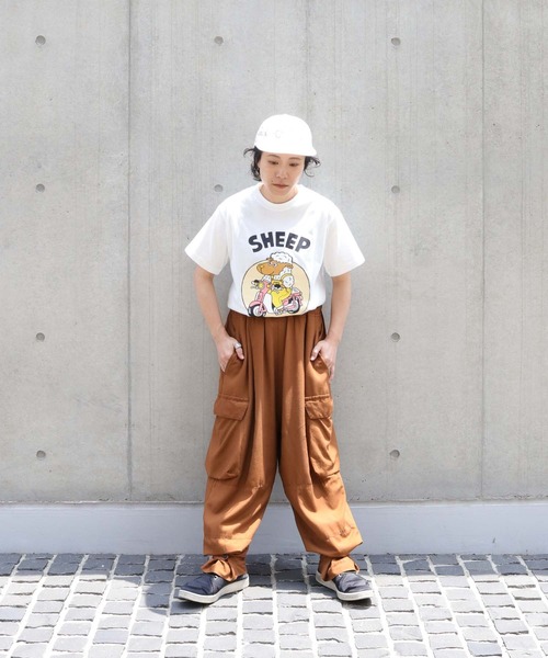 UNIT CHEST(ユニットチェスト)の「【UNIT CHEST】unique unisex T-shirt SHEEP by キタ大介(Tシャツ/カットソー・メンズ・ブラック/ホワイト・M/S/L)」の7枚目の写真