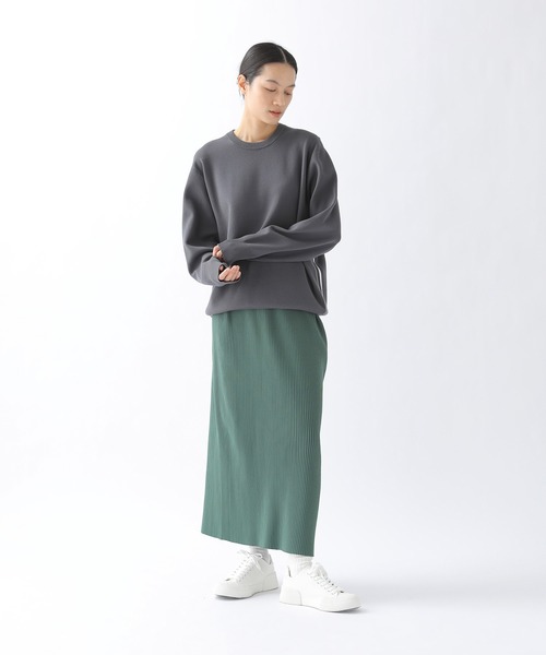 ZUCCa(ズッカ)の「ミラノリブニット / ニット / (O)(ニット/セーター・レディース・ベージュ/ダークグレー/ライトグレー・XS size)」の4枚目の写真