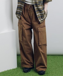 MUHET | サンドウォッシュイージーカーゴパンツ(カーゴパンツ)