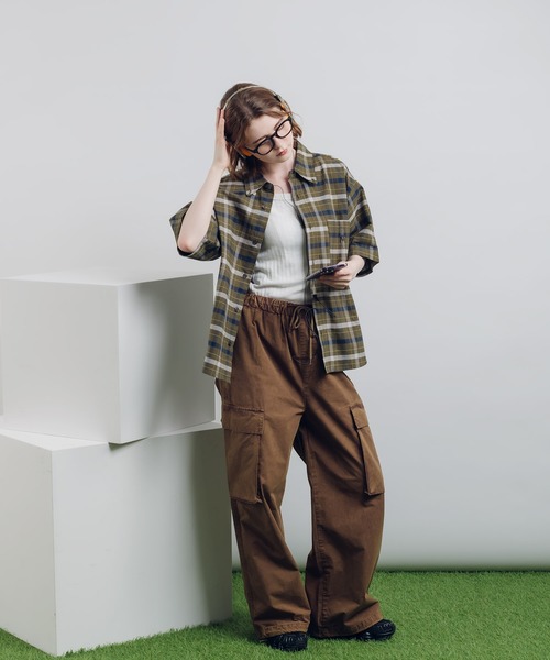 【セール】サンドウォッシュイージーカーゴパンツ（カーゴパンツ）｜MUHET（ミュエータ）