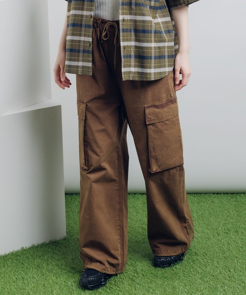 【セール】サンドウォッシュイージーカーゴパンツ（カーゴパンツ）｜MUHET（ミュエータ）