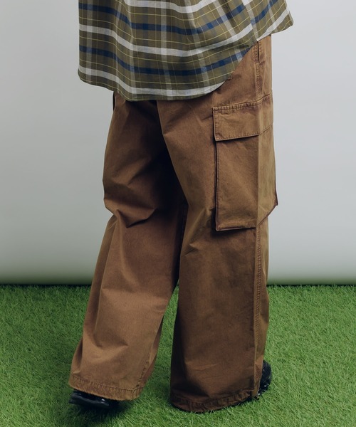 【セール】サンドウォッシュイージーカーゴパンツ（カーゴパンツ）｜MUHET（ミュエータ）