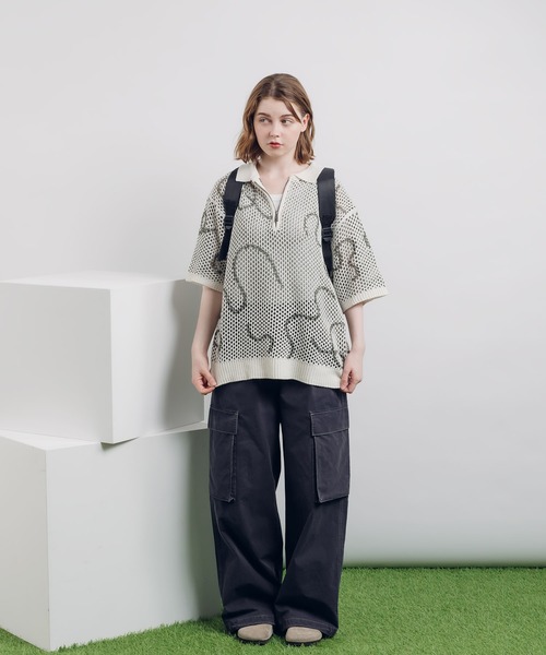 【セール】サンドウォッシュイージーカーゴパンツ（カーゴパンツ）｜MUHET（ミュエータ）