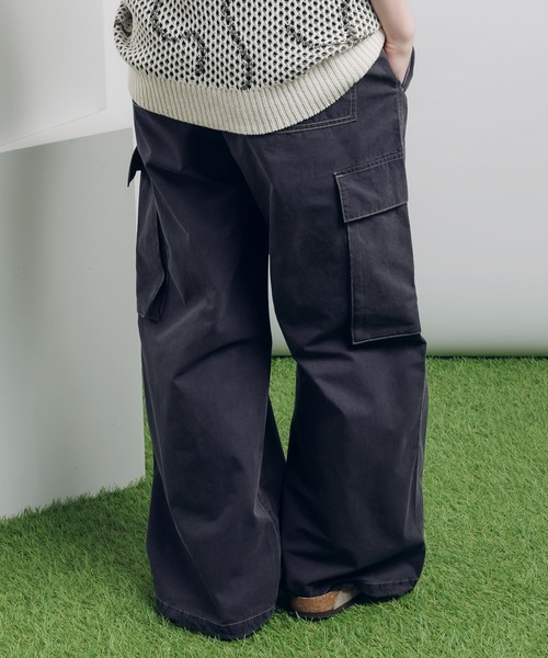 【セール】サンドウォッシュイージーカーゴパンツ（カーゴパンツ）｜MUHET（ミュエータ）