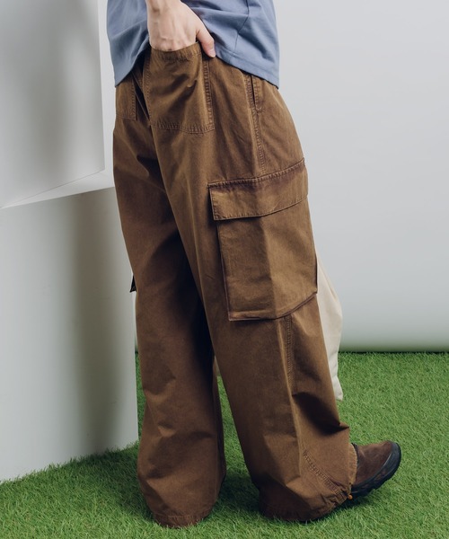 【セール】サンドウォッシュイージーカーゴパンツ（カーゴパンツ）｜MUHET（ミュエータ）