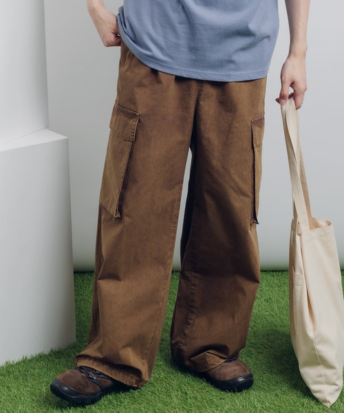 【セール】サンドウォッシュイージーカーゴパンツ（カーゴパンツ）｜MUHET（ミュエータ）