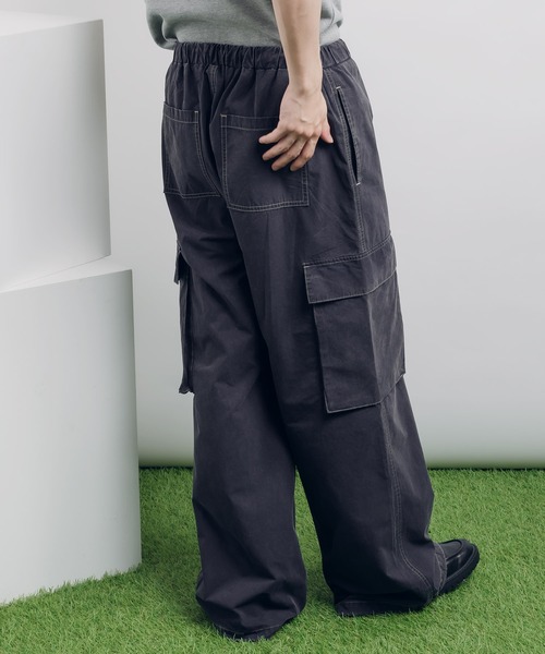 【セール】サンドウォッシュイージーカーゴパンツ（カーゴパンツ）｜MUHET（ミュエータ）