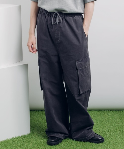 【セール】サンドウォッシュイージーカーゴパンツ（カーゴパンツ）｜MUHET（ミュエータ）