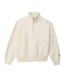 【Champion/チャンピオン】レディース ハーフジップスウェットシャツ