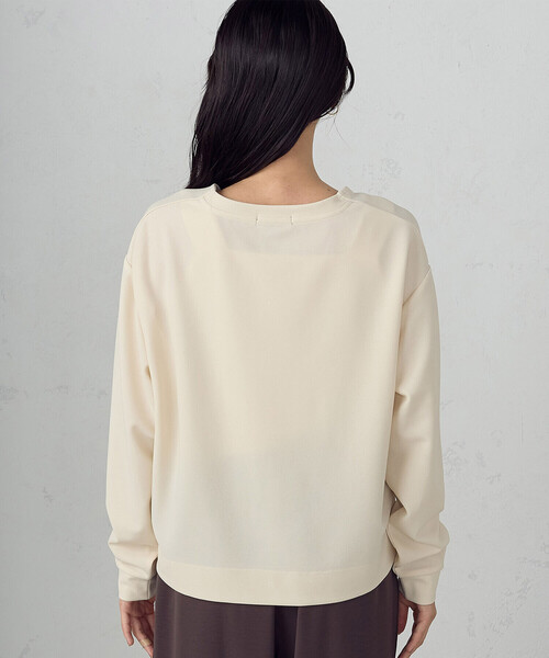 COMME CA ISM（コムサイズム）の「スナップボタン カーディガン（カーディガン/ボレロ・レディース・ダークブラウン/アイボリー・MEDIUM/LARGE）」の15枚目の写真