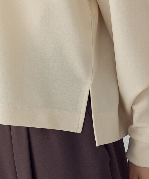 COMME CA ISM（コムサイズム）の「スナップボタン カーディガン（カーディガン/ボレロ・レディース・ダークブラウン/アイボリー・MEDIUM/LARGE）」の12枚目の写真