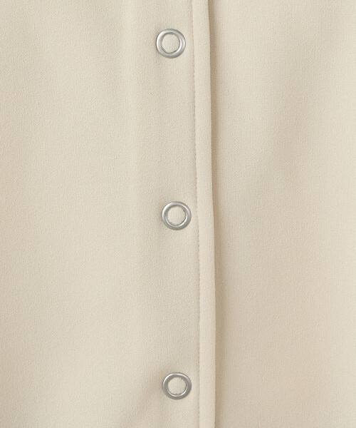 COMME CA ISM（コムサイズム）の「スナップボタン カーディガン（カーディガン/ボレロ・レディース・ダークブラウン/アイボリー・MEDIUM/LARGE）」の11枚目の写真