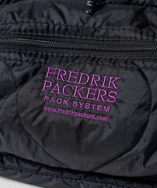 FREAK'S STORE（フリークスストア）の「FREDRIK PACKERS × FREAK'S STORE/フレドリックパッカーズ 別注 ACCORD SHOULDER QUILT/別注 アコード ショルダー キルト/ショルダーポーチ（ショルダーバッグ・レディース・ベージュ/ブラック・ONE SIZE）」の14枚目の写真