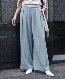 着痩せワイドパンツ
