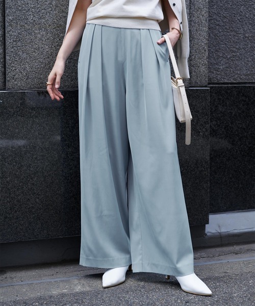 着痩せワイドパンツ（スラックス）｜ur's（ユアーズ）の