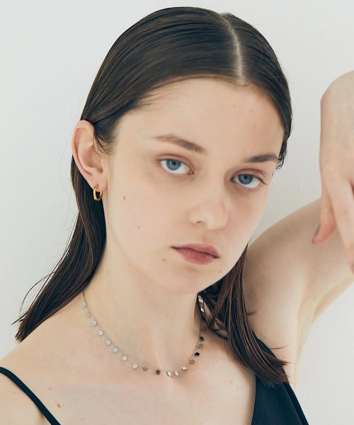 ENOUGH（イナフ）の「【Km】【enough】 Nuance Hoopピアス（ピアス（両耳用）・レディース・ゴールド・FREE）」の12枚目の写真