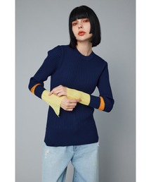 Sheer knit compilation tops　　シアーニットコンピレーショントップス