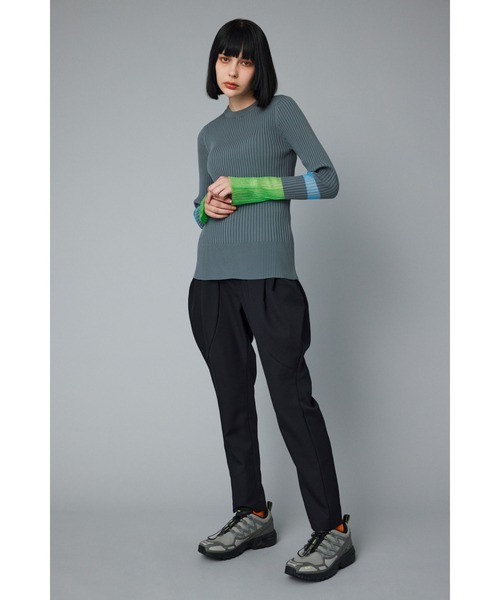 HeRIN.CYE（ヘリンドットサイ）の「Sheer knit compilation tops　　シアーニットコンピレーショントップス（ニット/セーター・レディース・オフホワイト/レッド/グレー/ネイビー・FREE）」の15枚目の写真