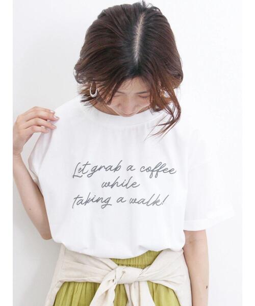 Samansa Mos2 blue（サマンサモスモスブルー）の「発泡プリントTシャツ（Tシャツ/カットソー・レディース・モカ/オフホワイト/ライトベージュ・F）」の15枚目の写真
