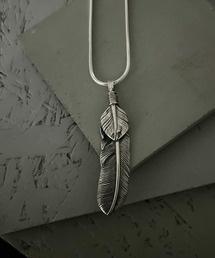 blatto 925silver】925シルバートップ レッドストーン フェザー
