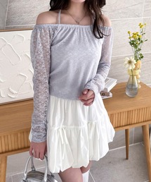 clear | マルチwayレーストップス [肌見せ スタイルアップ]≪2024AW≫(Tシャツ/カットソー)