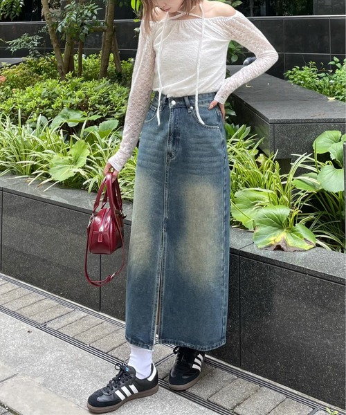 clear（クリア）の「マルチwayレーストップス [肌見せ スタイルアップ]≪再入荷≫（Tシャツ/カットソー・レディース・オフホワイト/ブラック/ブルーグレー・F）」の16枚目の写真