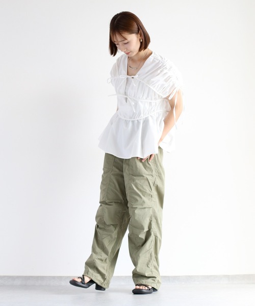 cepo(セポ)の「ミリタリーシャーリングパンツ(その他パンツ・レディース・オリーブ/ブラック/モカ・S/M)」の8枚目の写真