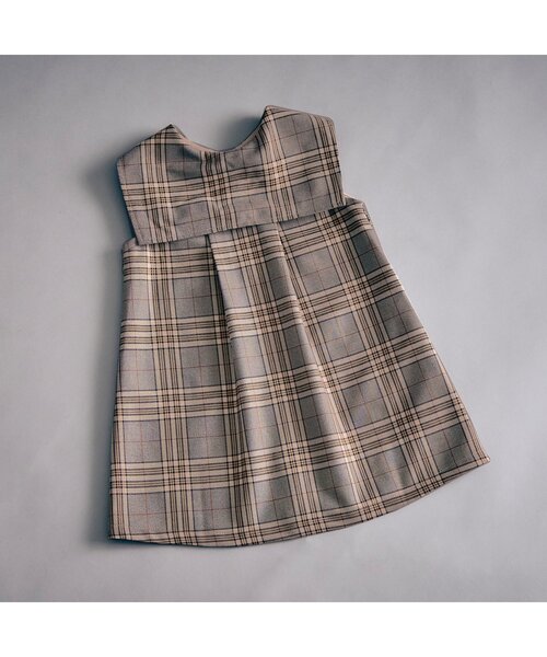 Seraph（セラフ）の「【3way】カラージャンパースカート（ジャンパースカート・キッズ・ブラウン/ベージュ/グレー・80/90/95/100/110/120/130/140）」の10枚目の写真