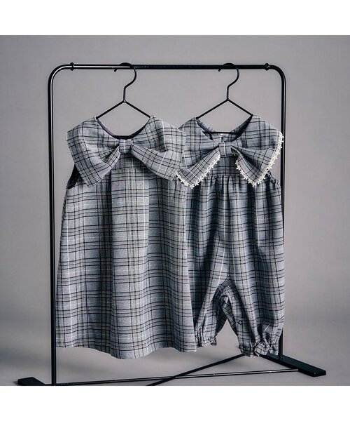 Seraph（セラフ）の「【3way】カラージャンパースカート（ジャンパースカート・キッズ・ブラウン/ベージュ/グレー・80/90/95/100/110/120/130/140）」の12枚目の写真