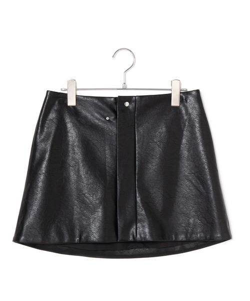 ADAM ET ROPE'(アダムエロペ)の「アジャストミニスカート(スカート・レディース・ブラウン系その他3/ブラック・38/36)」の4枚目の写真