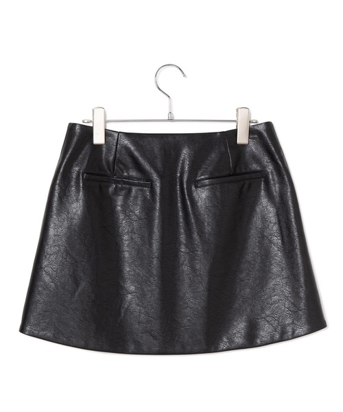 ADAM ET ROPE'(アダムエロペ)の「アジャストミニスカート(スカート・レディース・ブラウン系その他3/ブラック・38/36)」の3枚目の写真