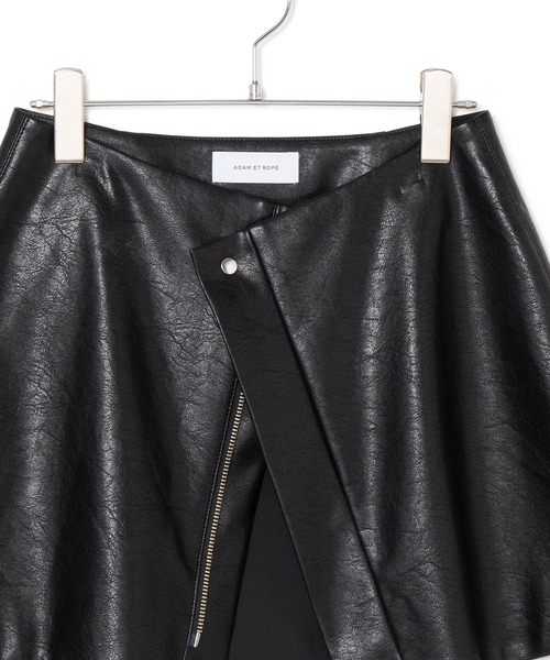 ADAM ET ROPE'(アダムエロペ)の「アジャストミニスカート(スカート・レディース・ブラウン系その他3/ブラック・38/36)」の14枚目の写真