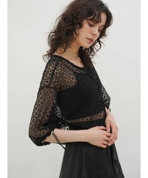 Drost openwork knit cardigan