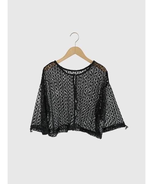 FIKA.(フィーカ)の「Drost openwork knit cardigan(カーディガン/ボレロ・レディース・オフホワイト/ブラック・MEDIUM)」の16枚目の写真