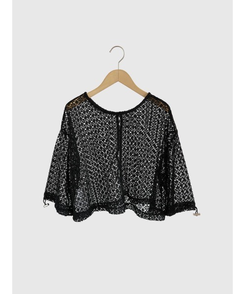 FIKA.(フィーカ)の「Drost openwork knit cardigan(カーディガン/ボレロ・レディース・オフホワイト/ブラック・MEDIUM)」の17枚目の写真