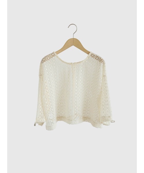 FIKA.(フィーカ)の「Drost openwork knit cardigan(カーディガン/ボレロ・レディース・オフホワイト/ブラック・MEDIUM)」の9枚目の写真