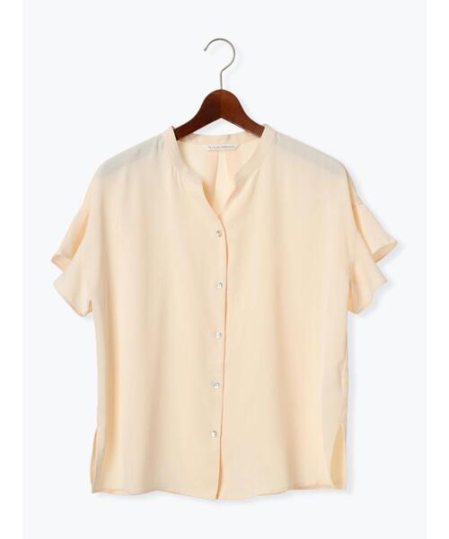 Te chichi TERRASSE（テチチテラス）の「【イージーケア】メタルボタンフレア袖ブラウス（シャツ/ブラウス・レディース・ブルー/チャコールグレー/オフホワイト・F）」の16枚目の写真