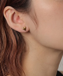 【ORLEAN】ワンポイントハートピアス