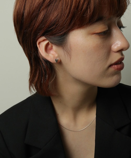 ORLEAN(オルレアン)の「【ORLEAN】ワンポイントハートピアス(ピアス(両耳用)・レディース・ゴールド/シルバー・フリー)」の9枚目の写真